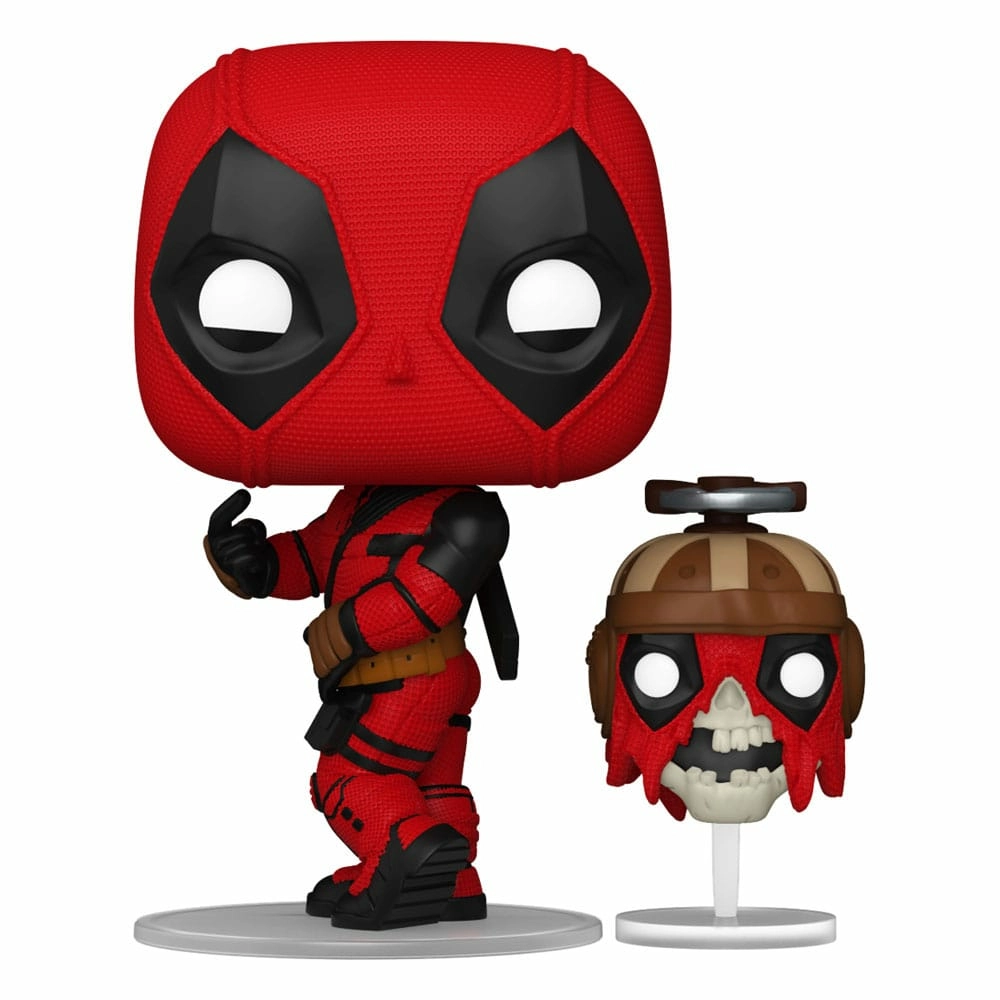 Deadpool 3 pop & buddy! vinyl figurine deadpool w/headpool 9 cm