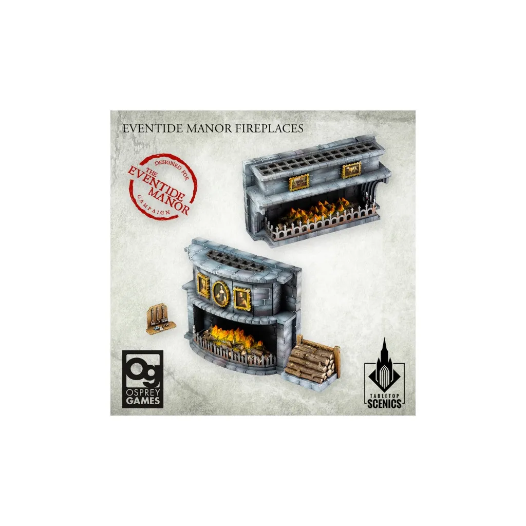 Décors Officiels Frostgrave - Eventide Manor Fireplaces