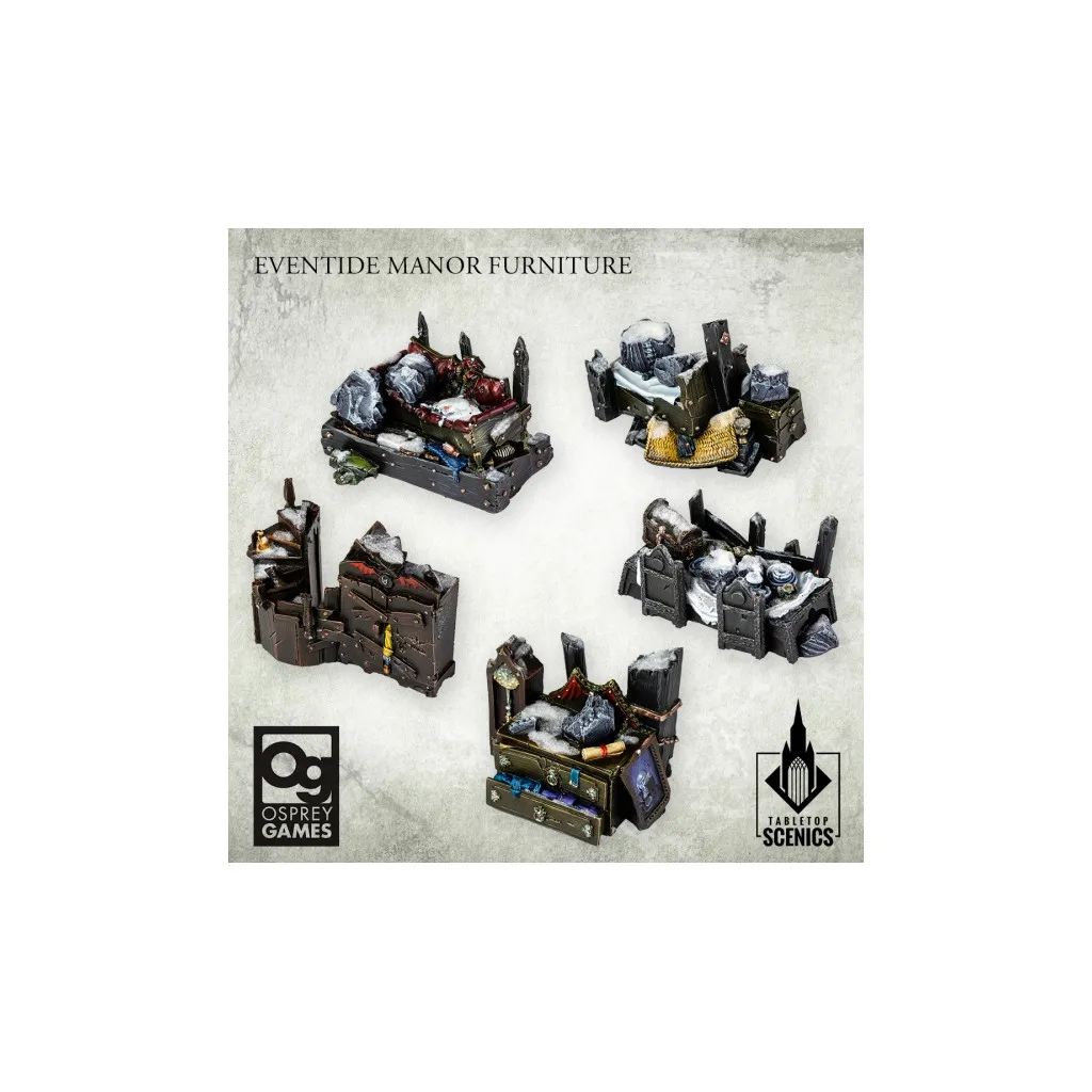 Décors Officiels Frostgrave - Eventide Manor Furniture