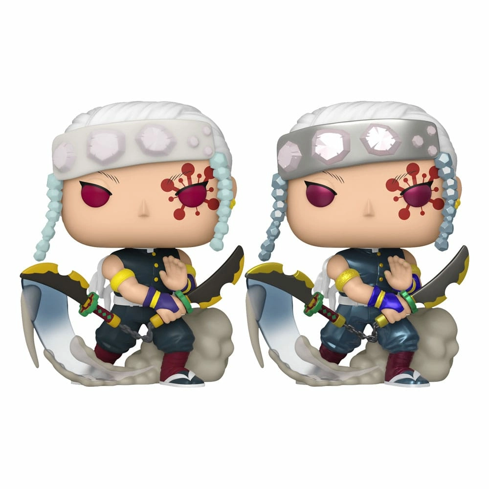 Demon slayer: kimetsu no yaiba assortiment pop! animation figurine tengen w/ch(mt) 9 cm (6)