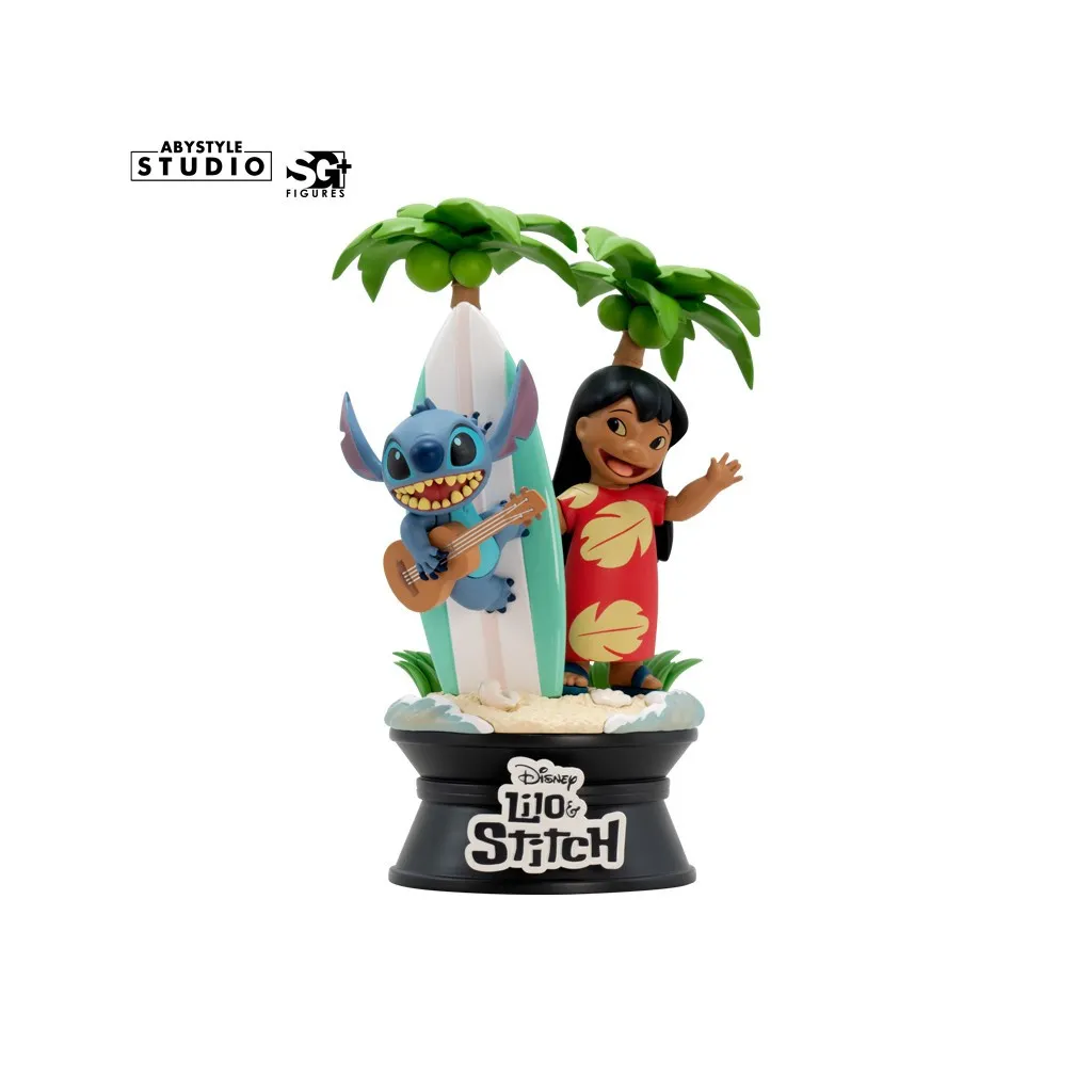 Disney - Figurine Lilo & Stitch Surfboard