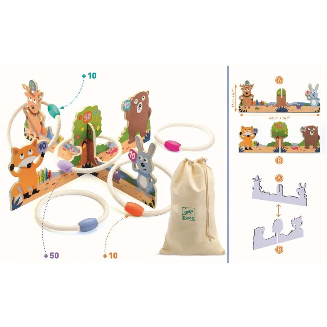 Jeu d'anneaux Anno - Jeu d'adresse - Djeco