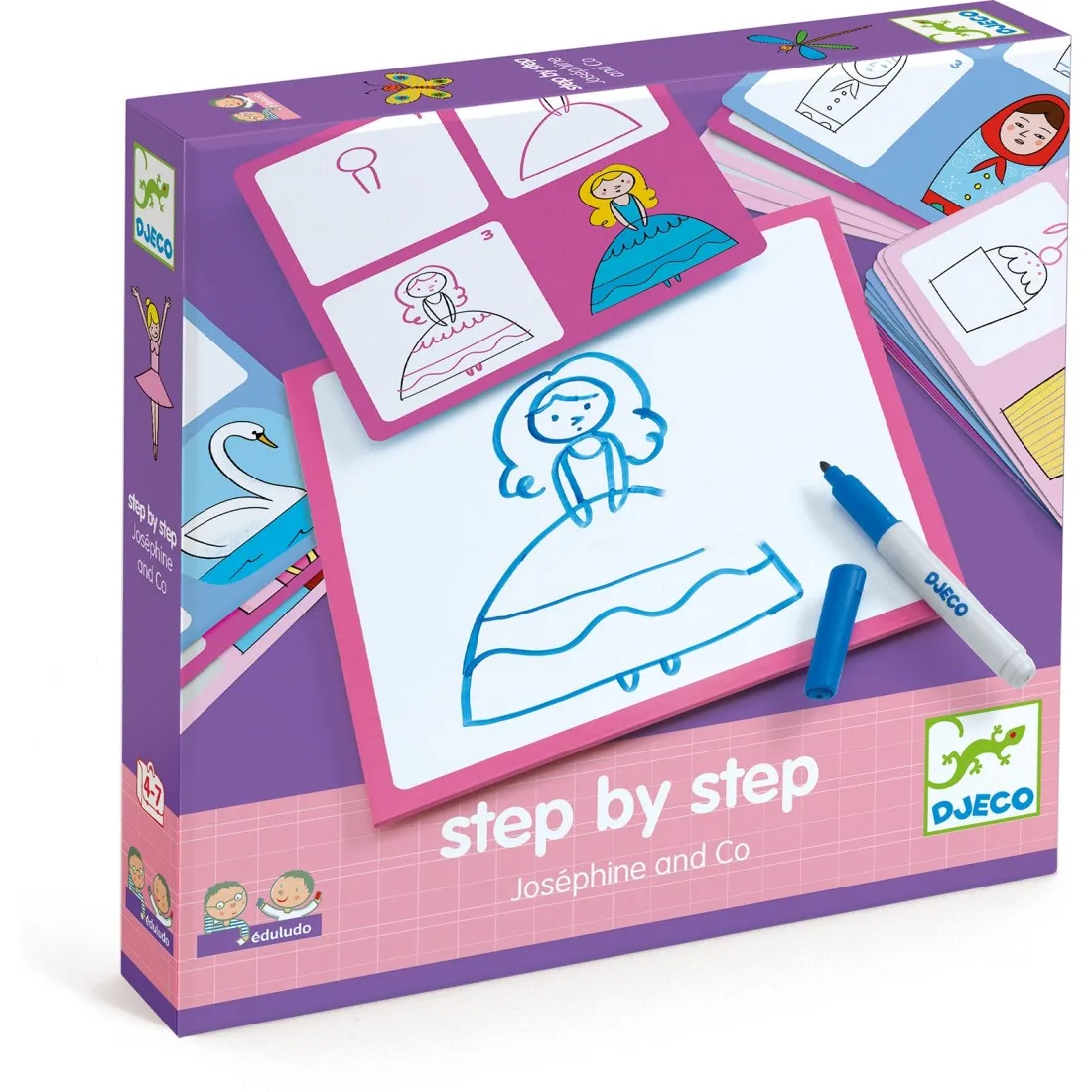 Apprendre à dessiner Step by step Joséphine and Co