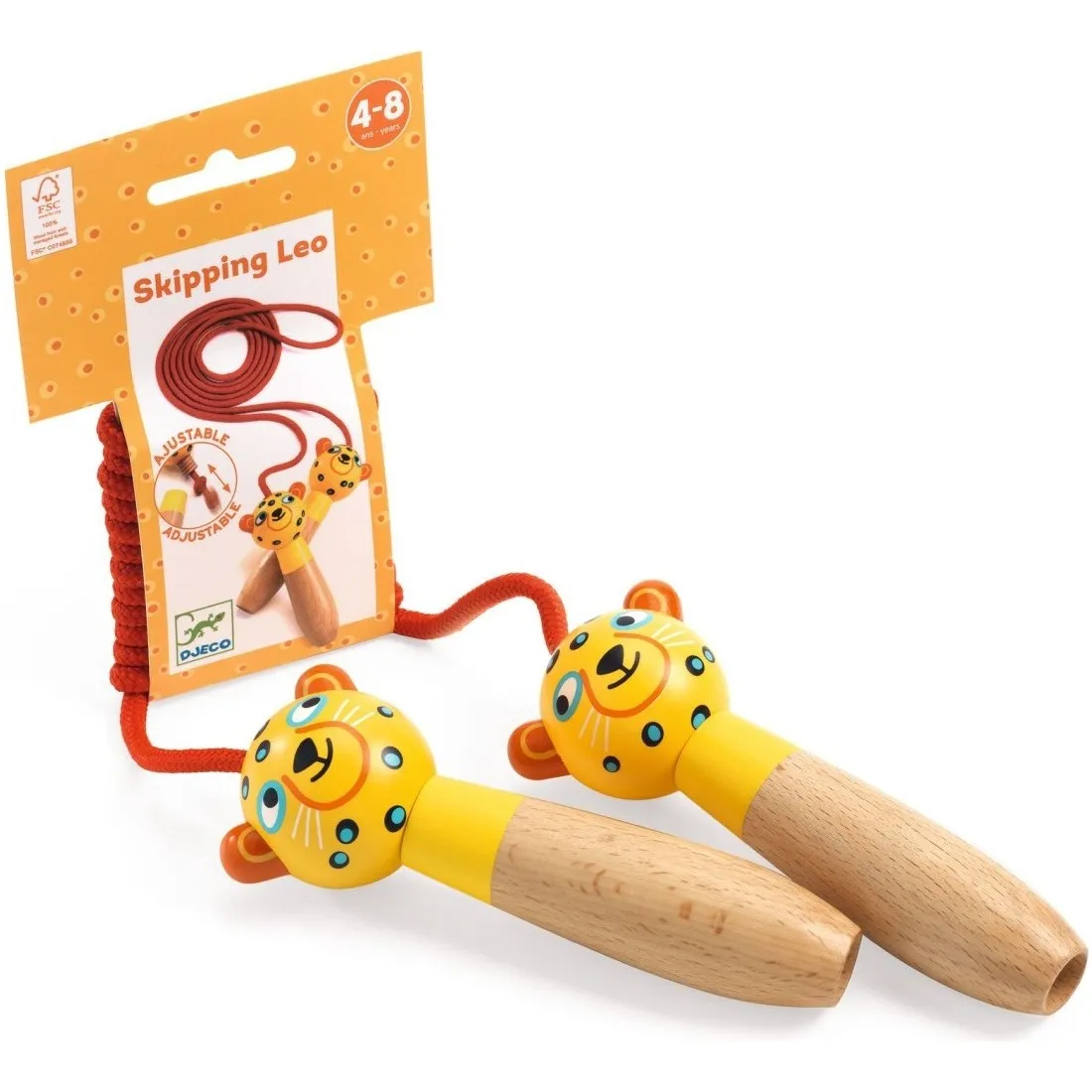 Corde à sauter Skipping Léo - Jeu de plein air - Djeco