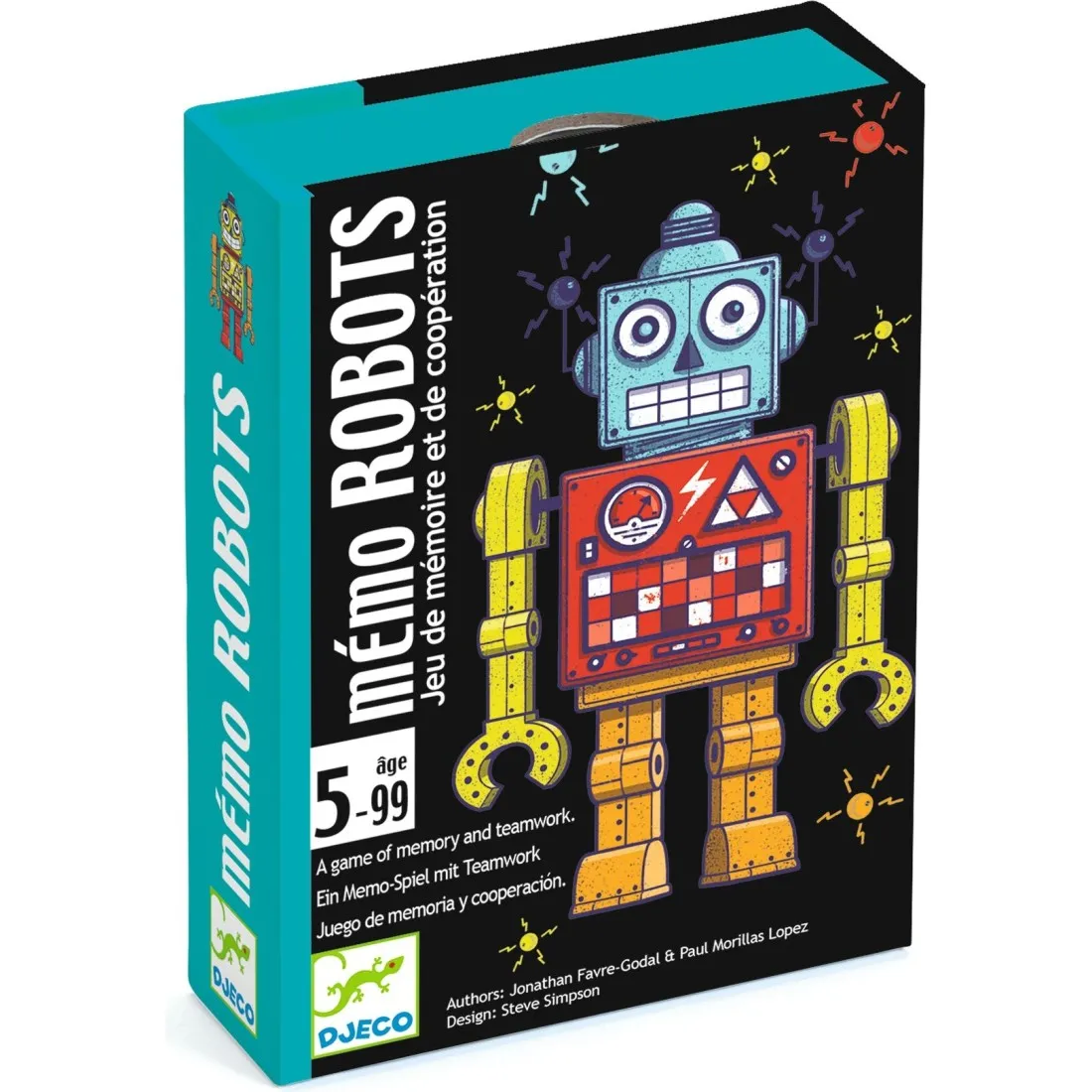 Jeu de carte Mémo Robots