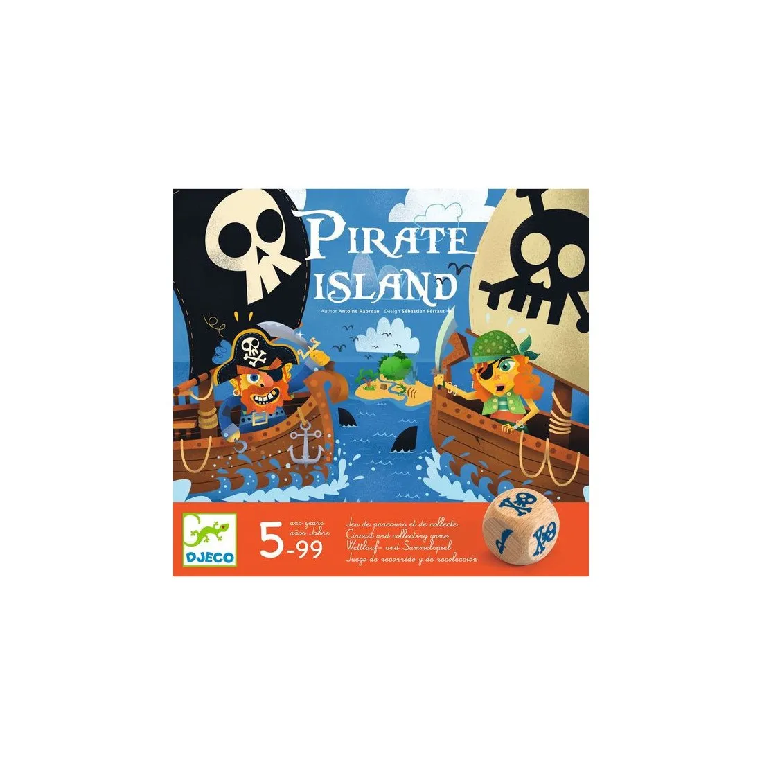 Jeu de parcours et de collecte - Pirate Island