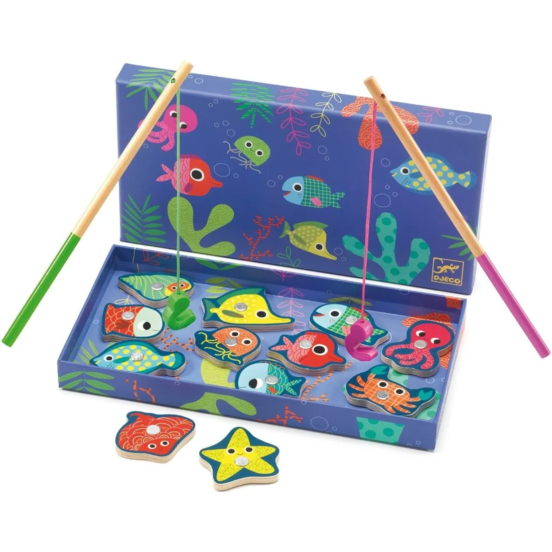 Jeu de pêche à la ligne magnétique Fishing colour