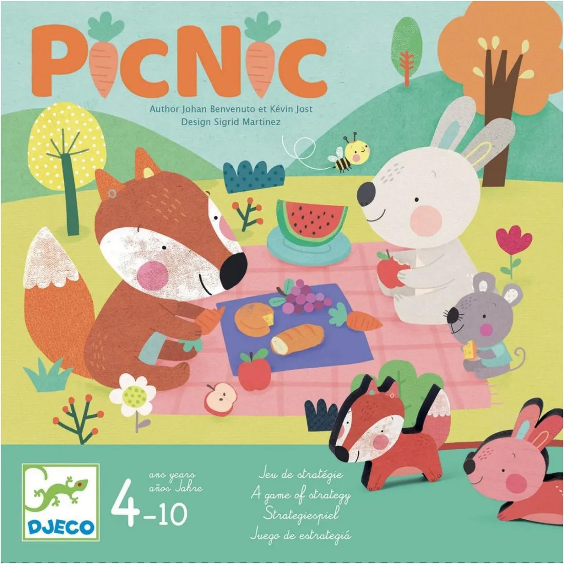 PicNic - Jeux de société - Jeu de stratégie - Jeu de manipulation - Djeco