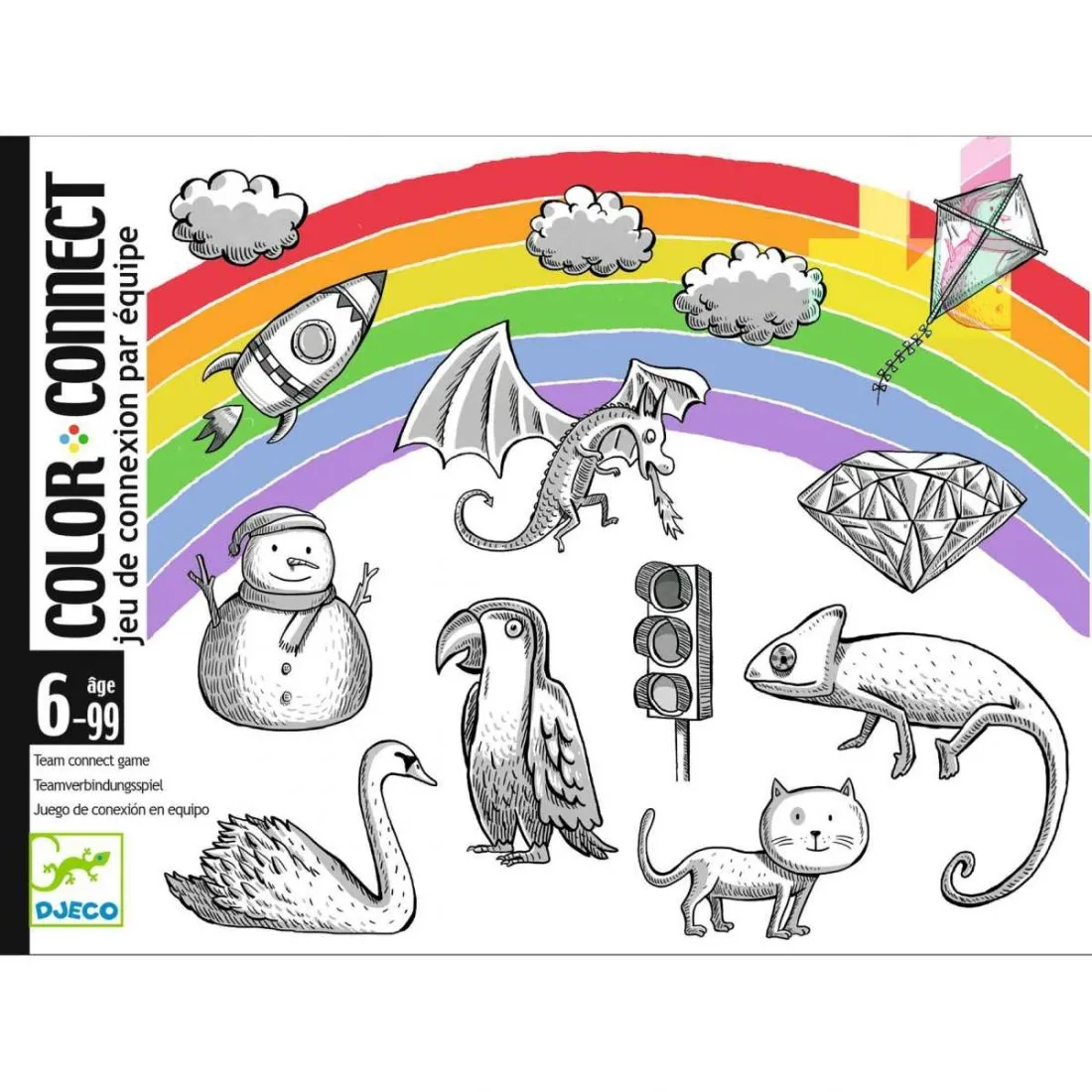 Jeu Color Connect - Jeu de société - Djeco