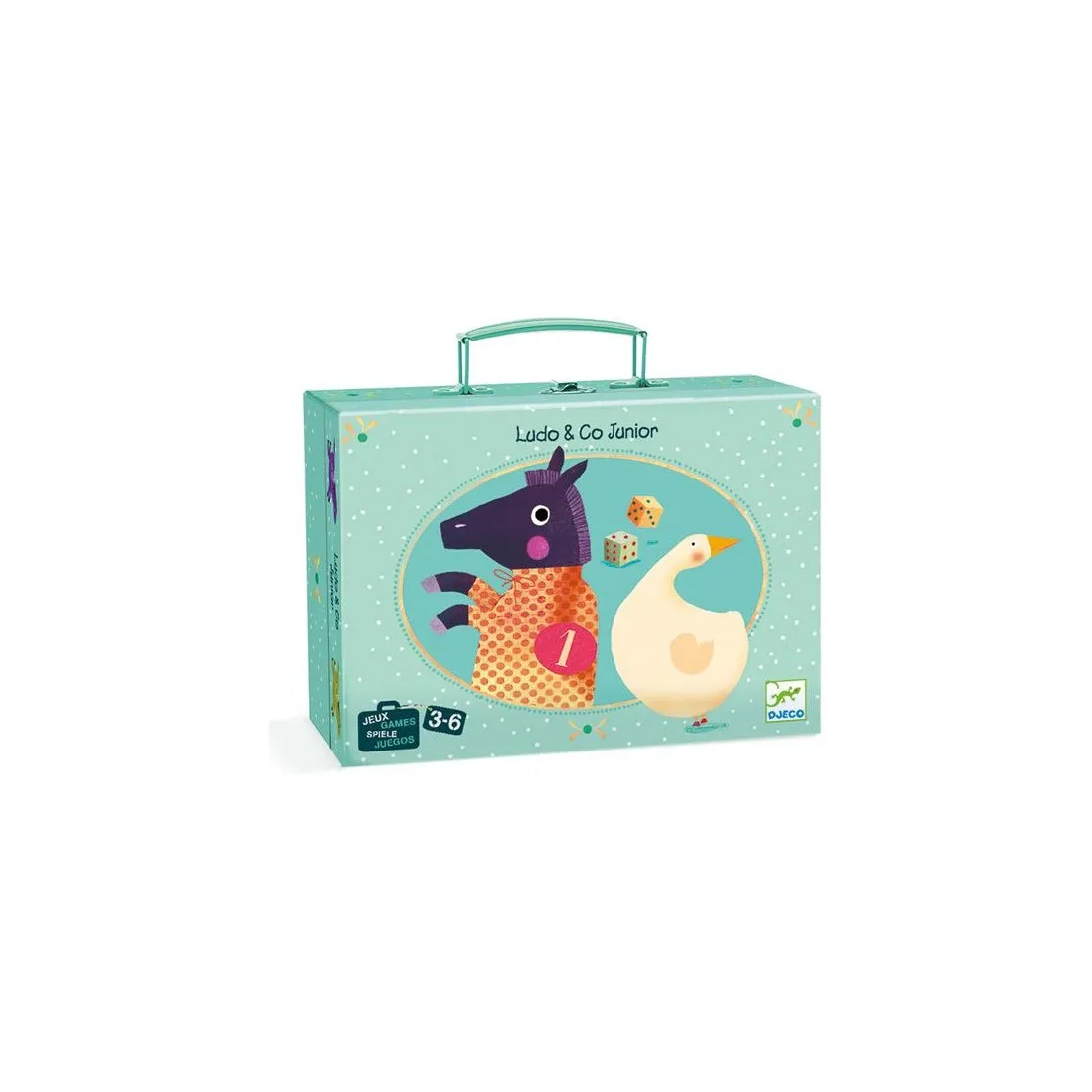 Jeux de l'oie et des petits chevaux Ludo and Co Junior
