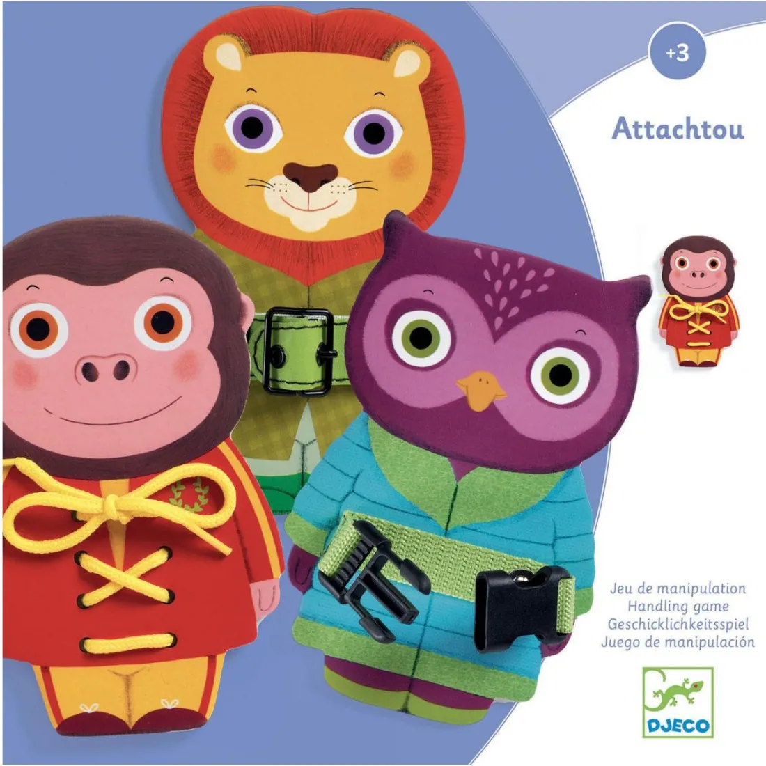 Jeux éducatifs bois - Attachtou