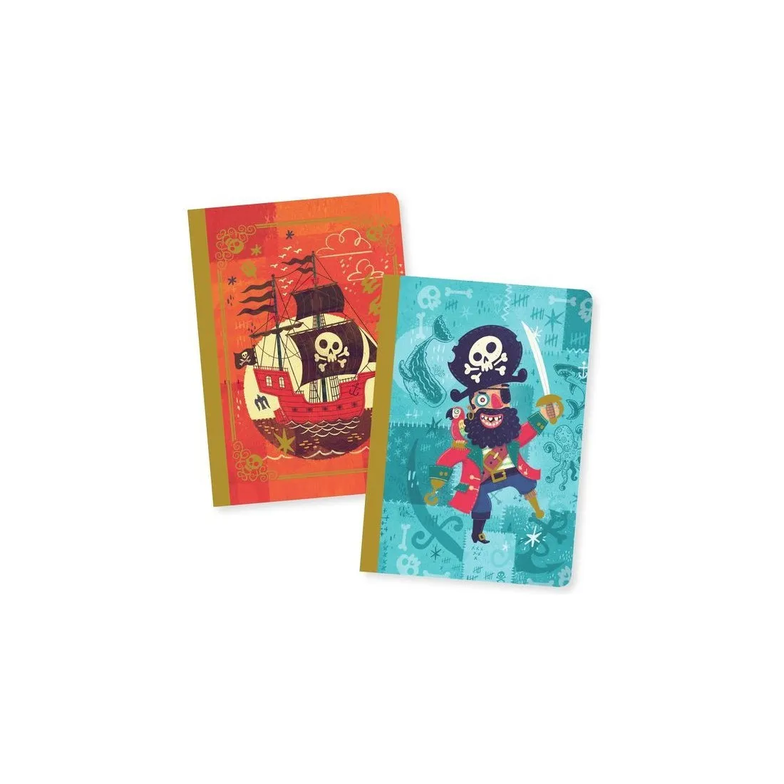 Petits carnets Pirate Steve - Lovely paper - Papeterie - Djeco