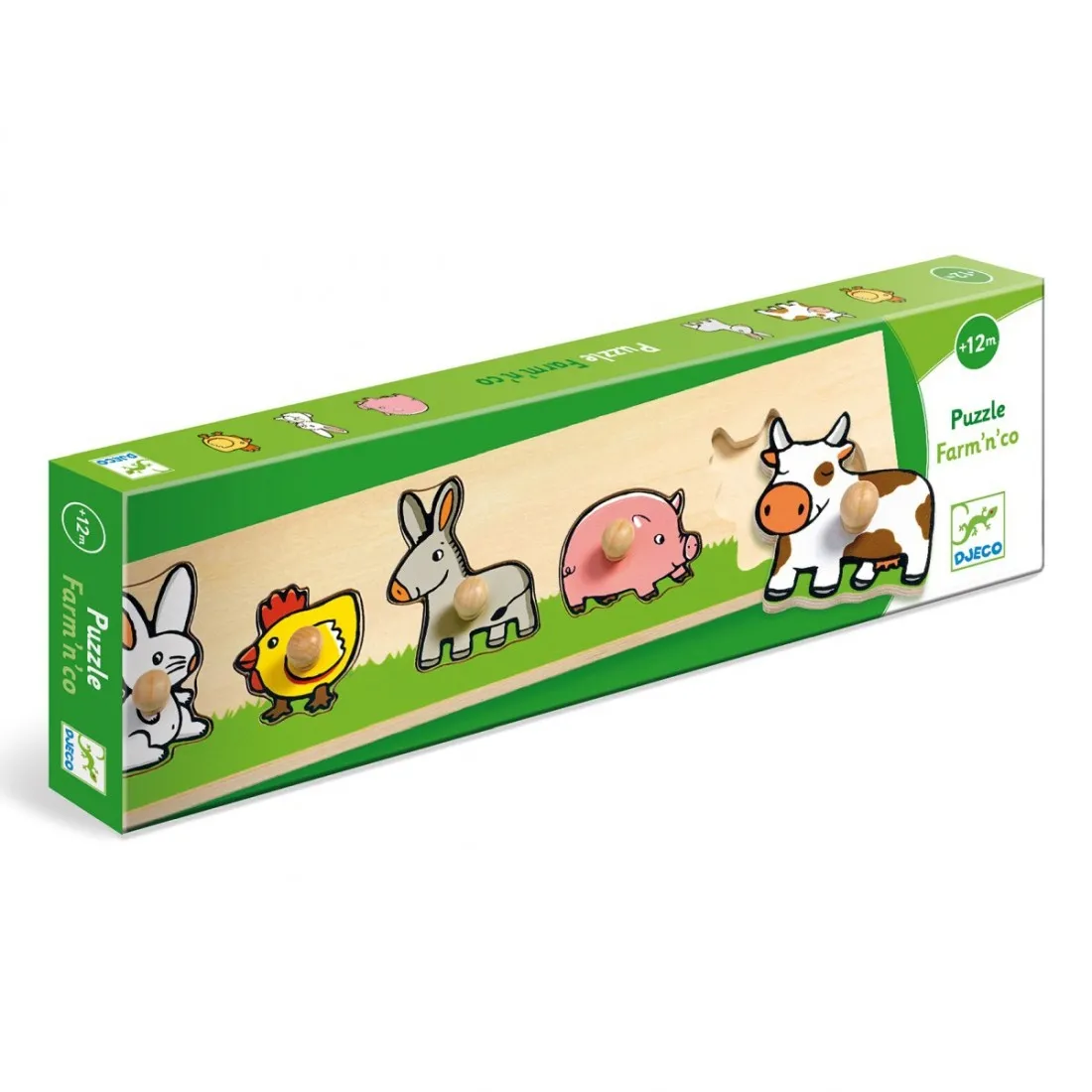 Puzzle boutons Farm n co - Jeux classiques - Jeux de société - Djeco