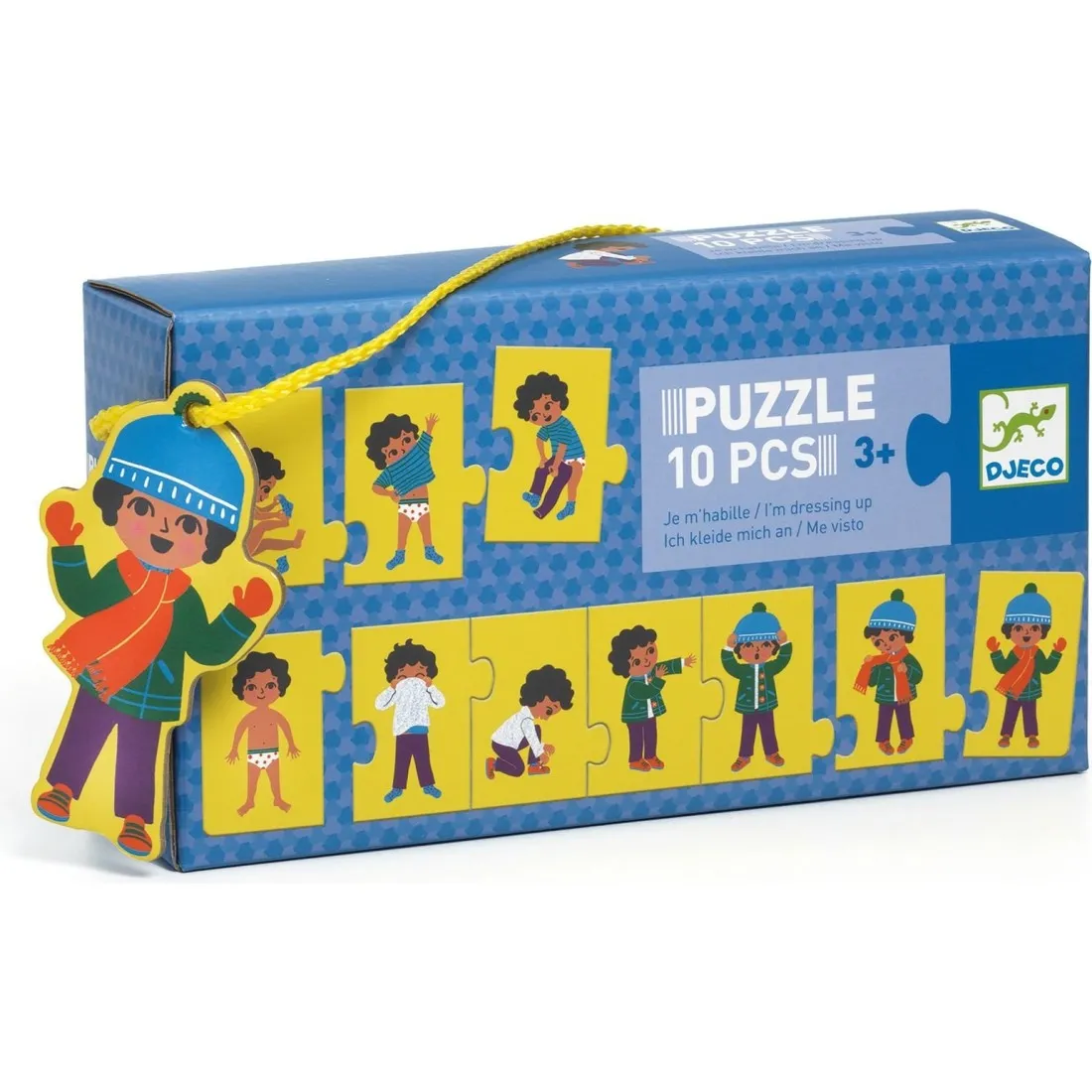 Puzzles duo-trio Je m'habille - DJ08188