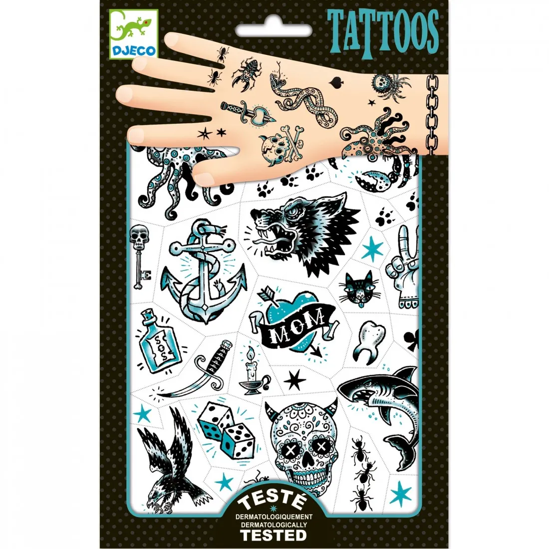 Tatouages Temporaires Dark Side Enfant - Djeco