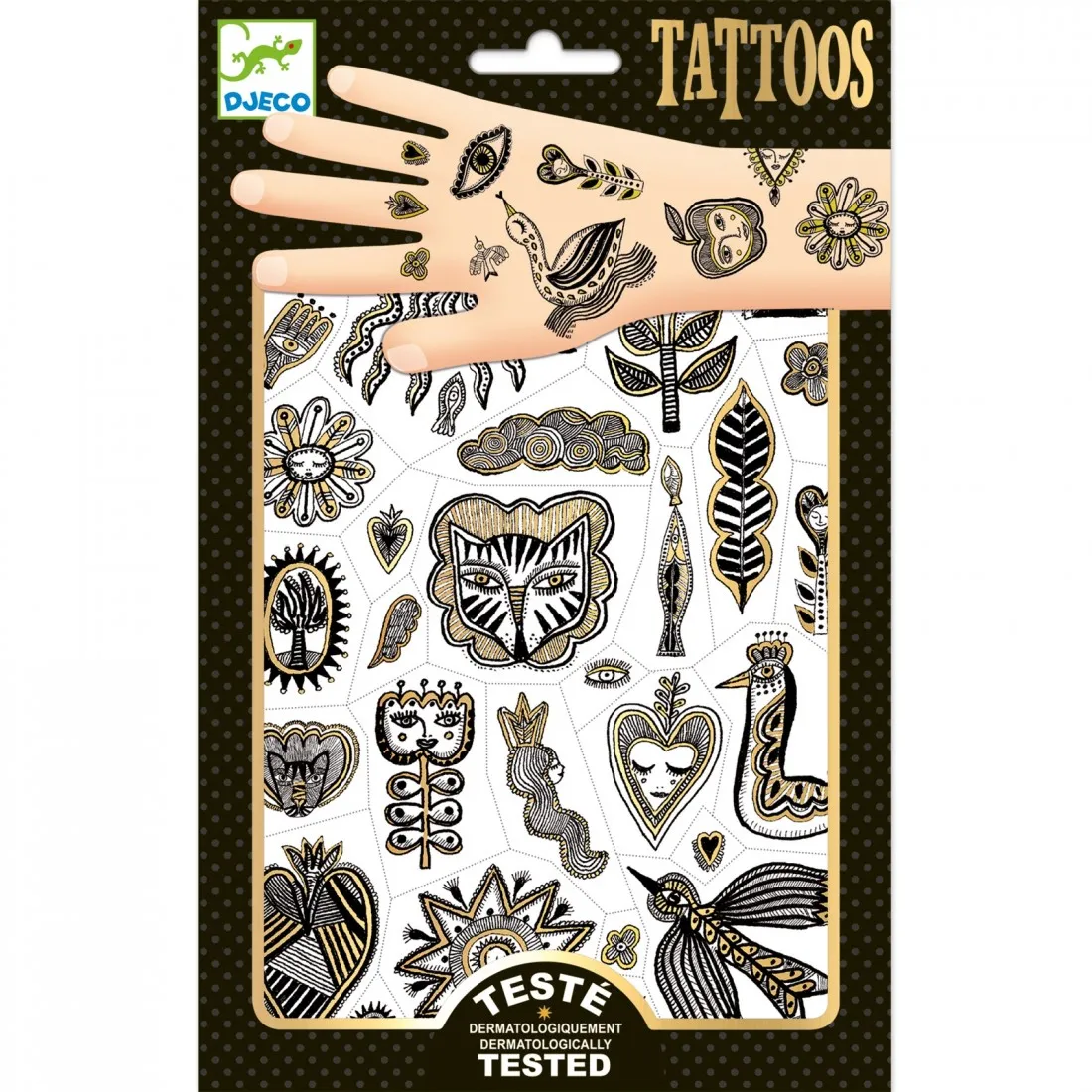Tatouages Golden Chic - Tattoos Enfants - Djeco