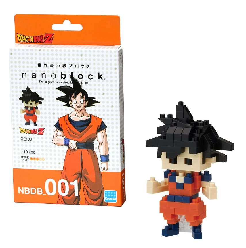 Dragon ball - goku - figurine nanoblock 10cm