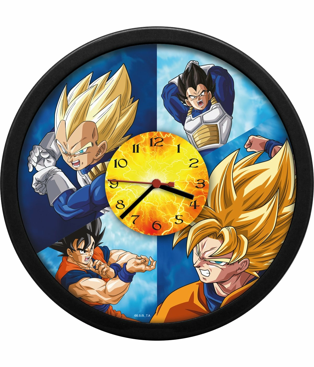 Dragon ball - horloge murale 25x25cm