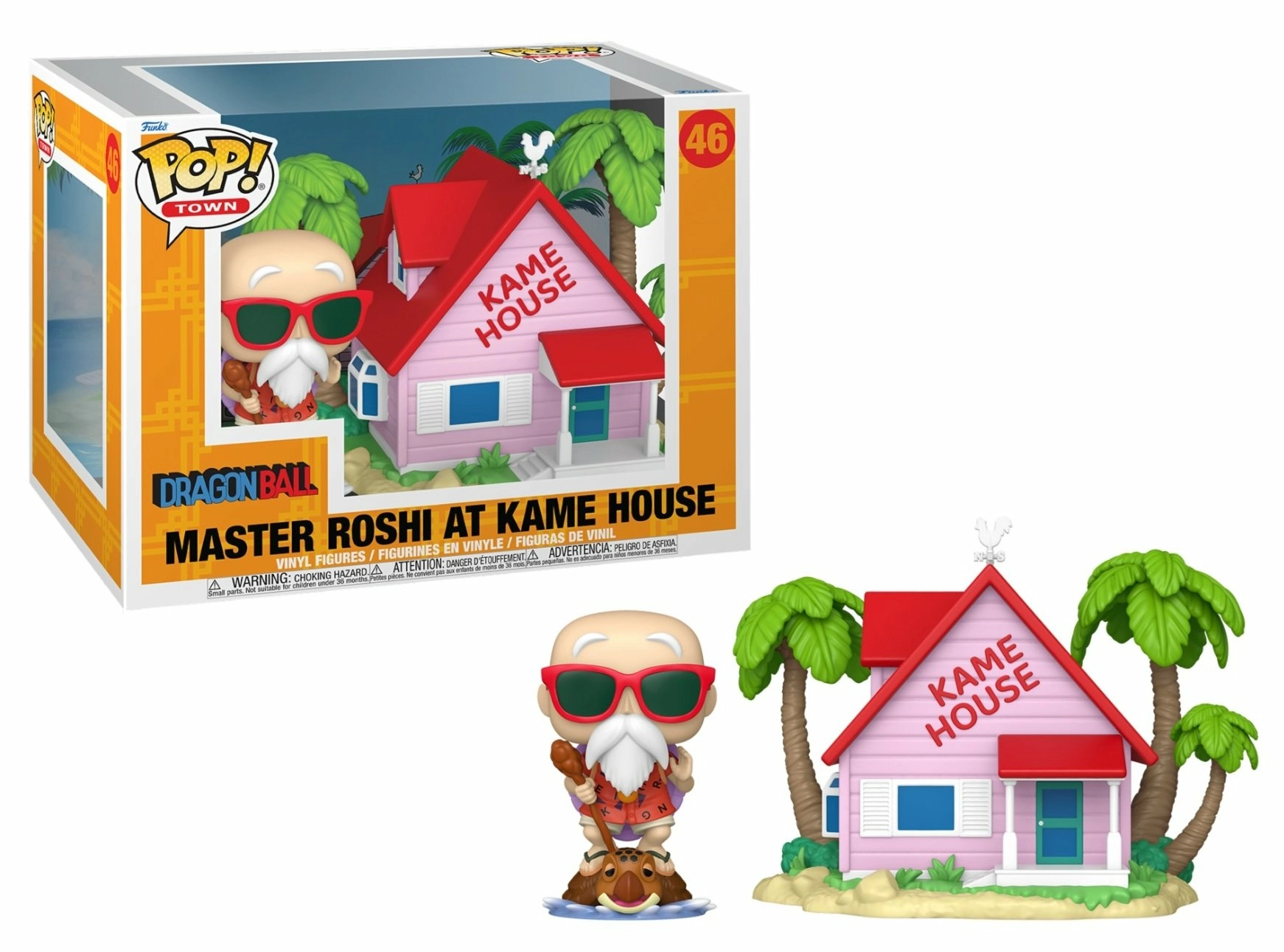 Dragon ball - pop town n° 46 - kame house avec master roshi