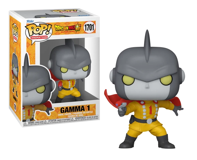 Dragon ball super: super hero pop! animation vinyl figurine gamma 1 9 cm