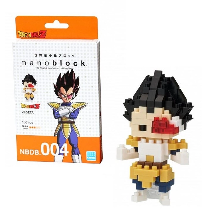 Dragon ball - vegeta - figurine nanoblock 10cm