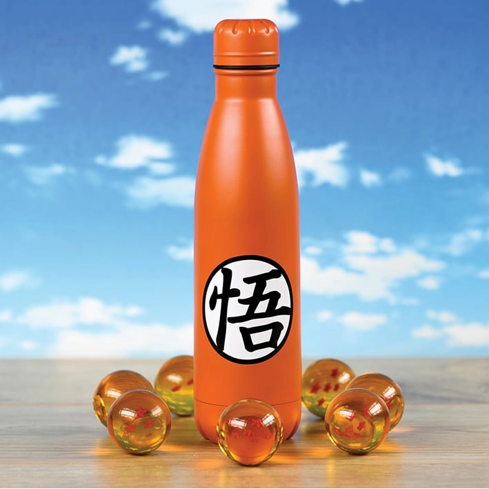 Dragon ball z - goku kanji metal bottle