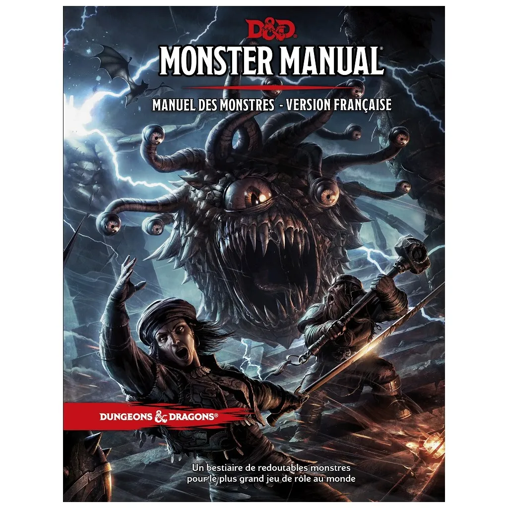 Dungeons & Dragons  5e Éd. : Monster Manual - Manuel des Monstres - Version française