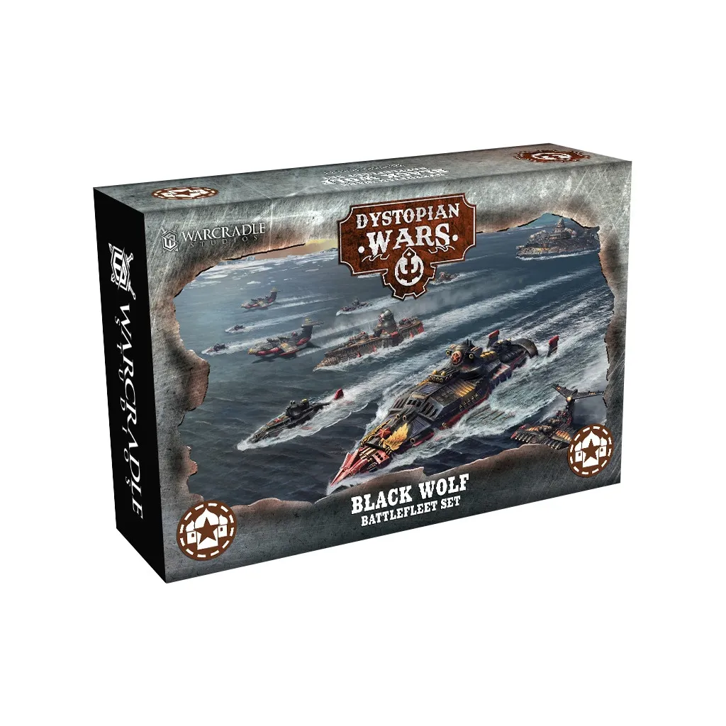 Dystopian Wars: Black Wolf Battlefleet Set