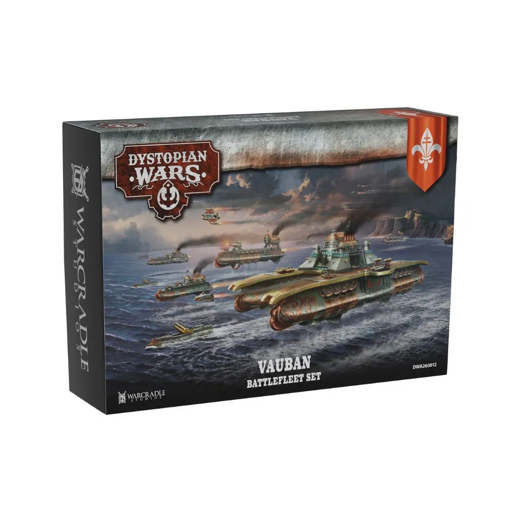 Dystopian Wars - Vauban Battlefleet Set