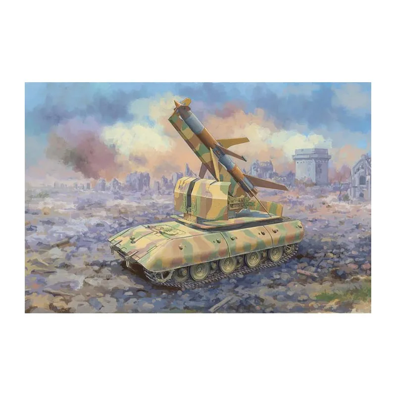 Char lourd E-100 avec roquette. TRUMPETER 09586