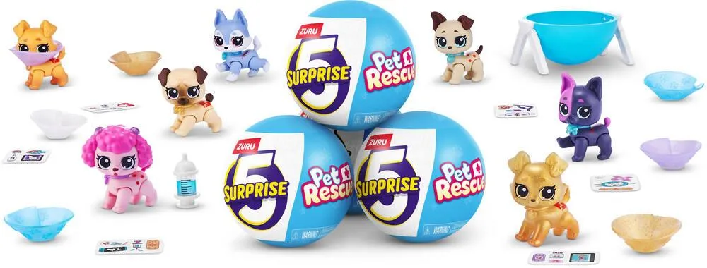 5 SURPRISE - PET RESCUE  CAPSULE SURPRISE