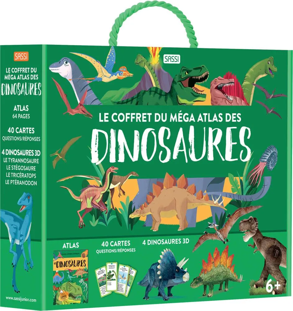 COFFRET DU MEGA ATLAS DES DINOSAURES