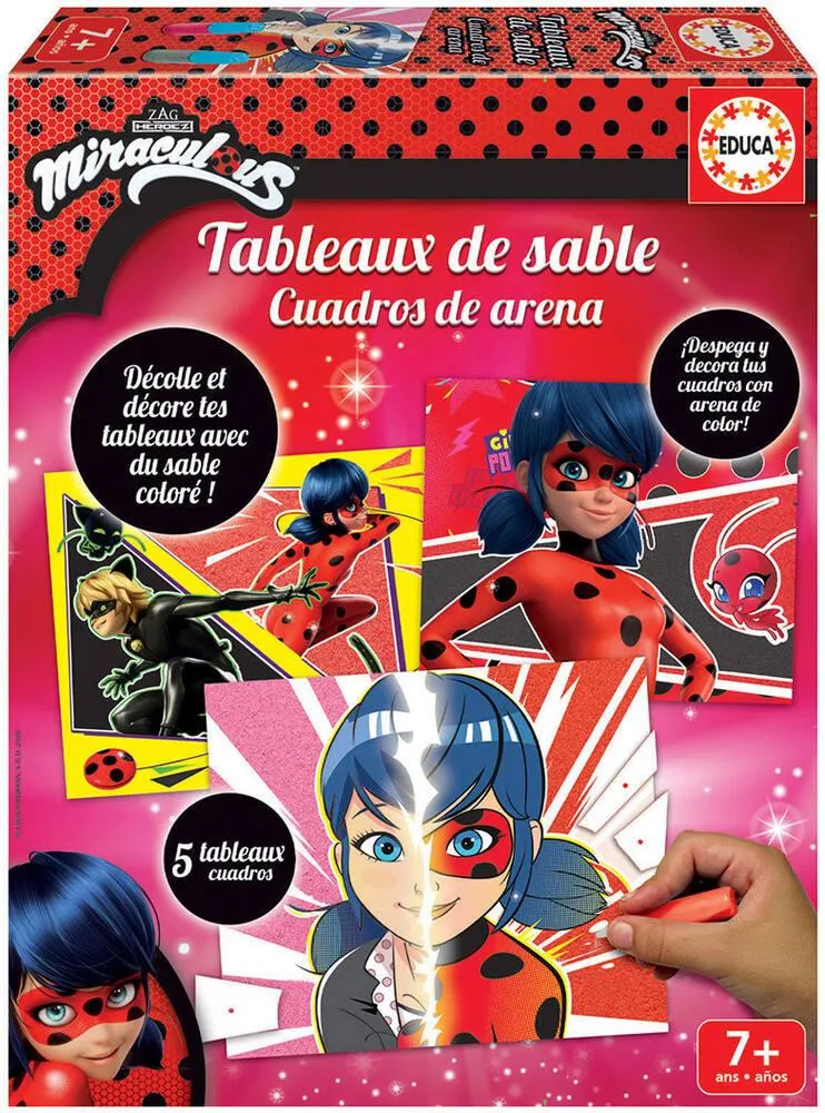 TABLEAUX DE SABLE MIRACULOUS LADYBUG