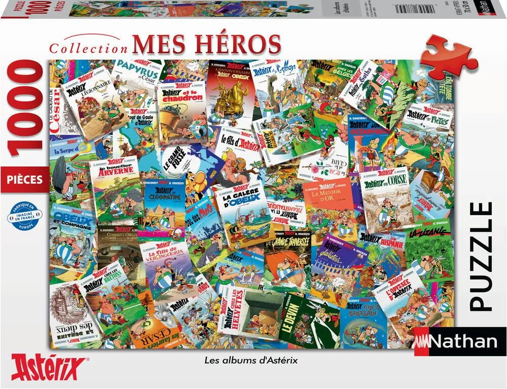LES ALBUMS D'ASTERIX -NATHAN PUZZLE 1000 PIECES
