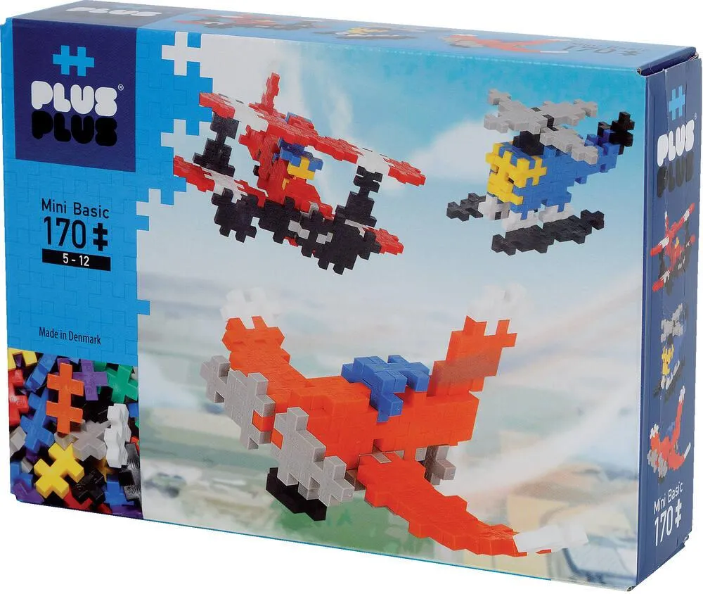 PLUS PLUS MINI BASIC AVIATION 170 PIECES