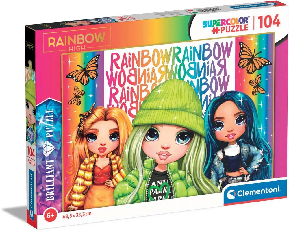 RAINBOW HIGH - PUZZLE BRILLANT 104 PIECES