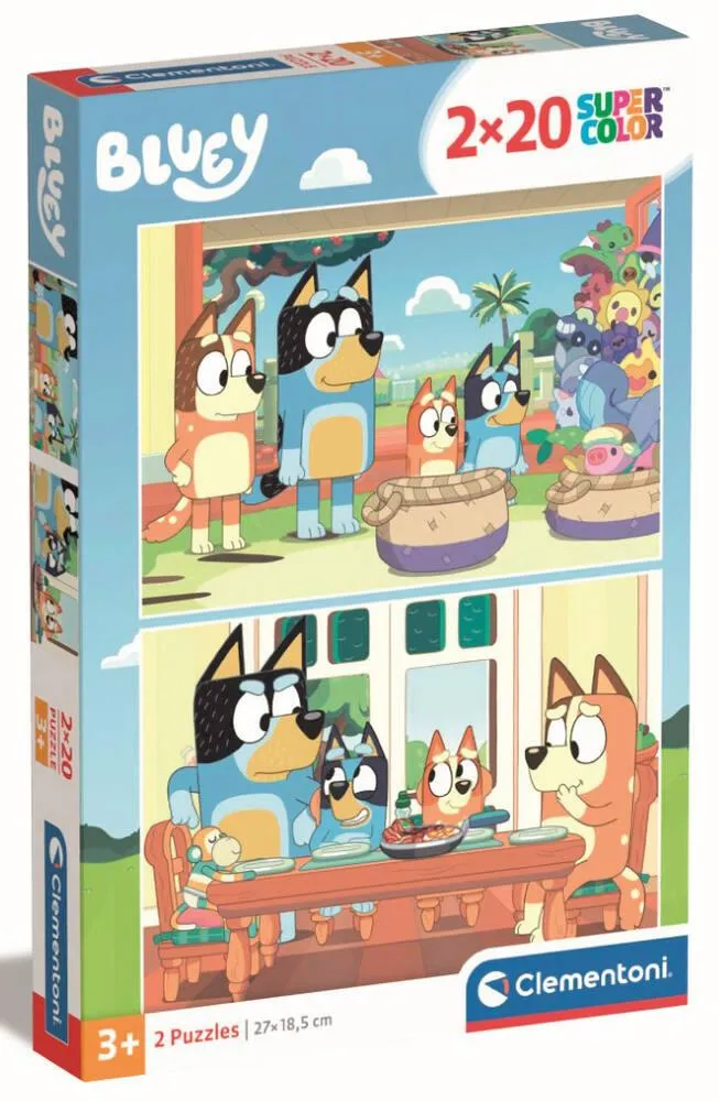 BLUEY - PUZZLE 2X20 PIECES