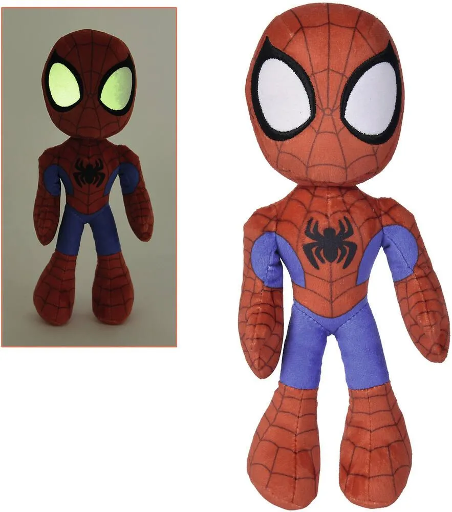 MARVEL SPIDEY - PELUCHE PHOSPHORESCENTE 25 CM