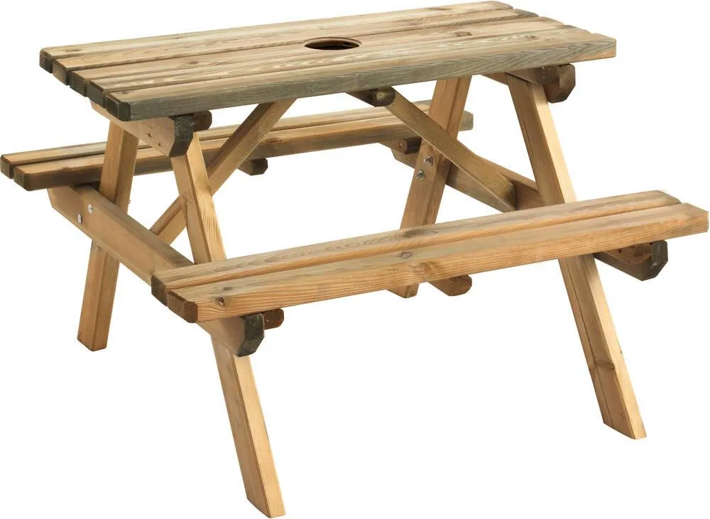 TABLE PIQUE-NIQUE WAPITI AVEC TROU PARASOL