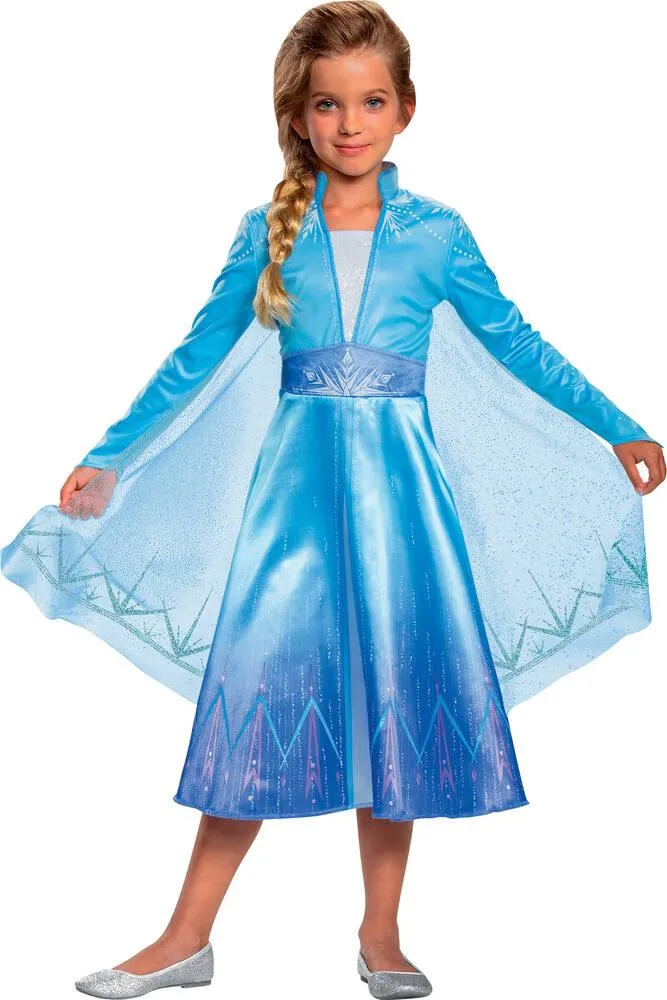 LA REINE DES NEIGES 2 - ELSA - DEGUISEMENT DELUXE TAILLE 3-4 ANS