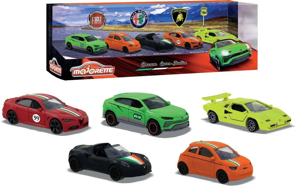 MAJORETTE VIVA L'ITALIA GIFTPACK 5 PIECES