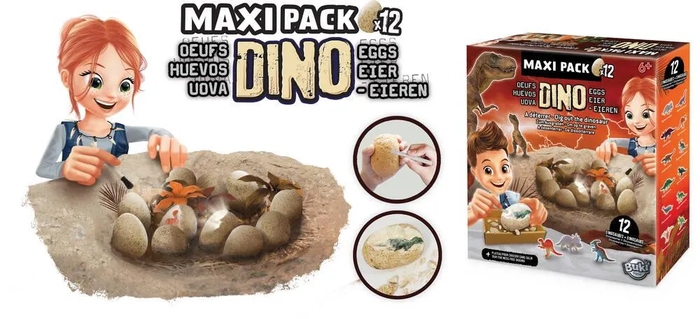 ŒUFS DINO MAXI PACK