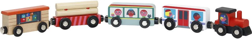 TRAIN GRAND EXPRESS EN BOIS - INGELA P.ARRHENIUS