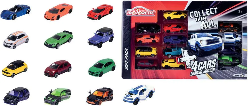 MAJORETTE  SET 13 PIECES 9 ET 4 EXCLUSIFS