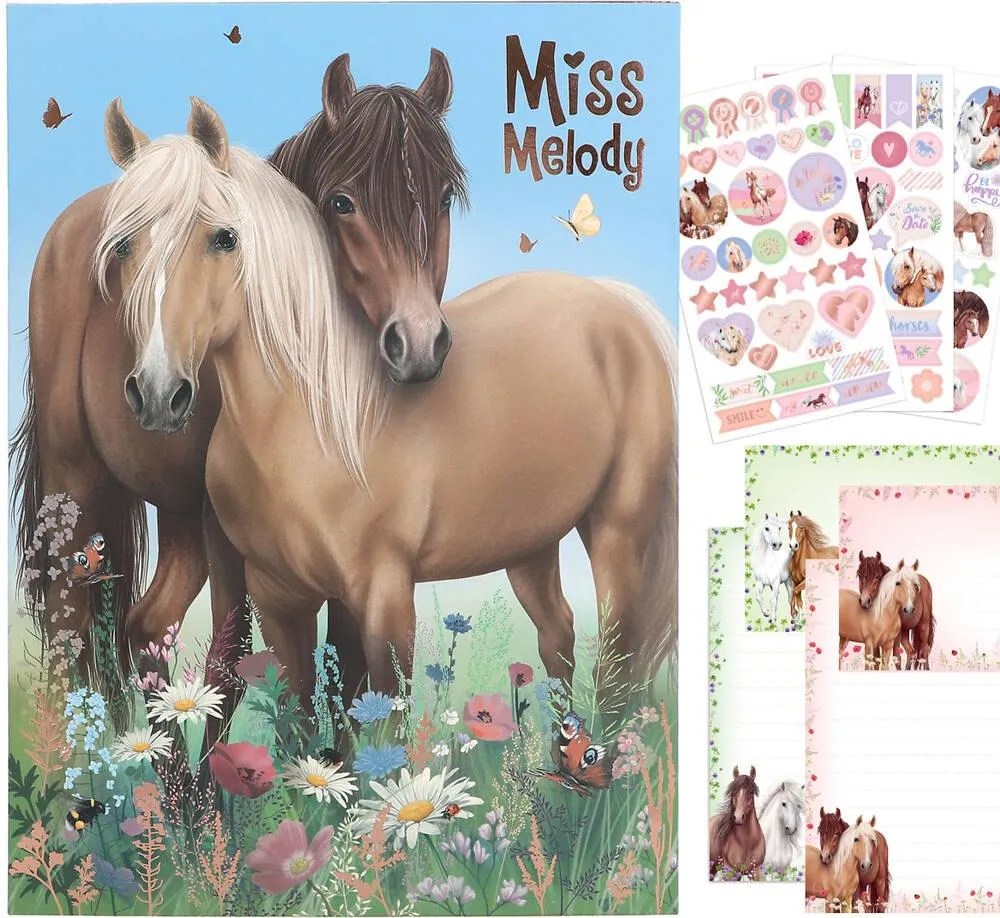 MISS MELODY  PAPIER A LETTRES