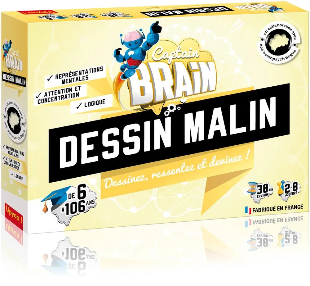 DESSIN MALIN - REPRESENTATION VISIO SPATIALE - 6 A 106 ANS