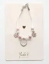 BRACELET CORDON EN FORME DE PATTE DE CHAT