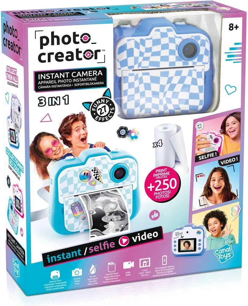 APPAREIL PHOTO INSTANTANE BLEU