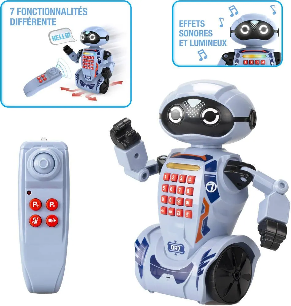 YCOO -ROBOT EDUCATIF DR7 - ROBOT TELECOMMANDE POUR ENFANT -