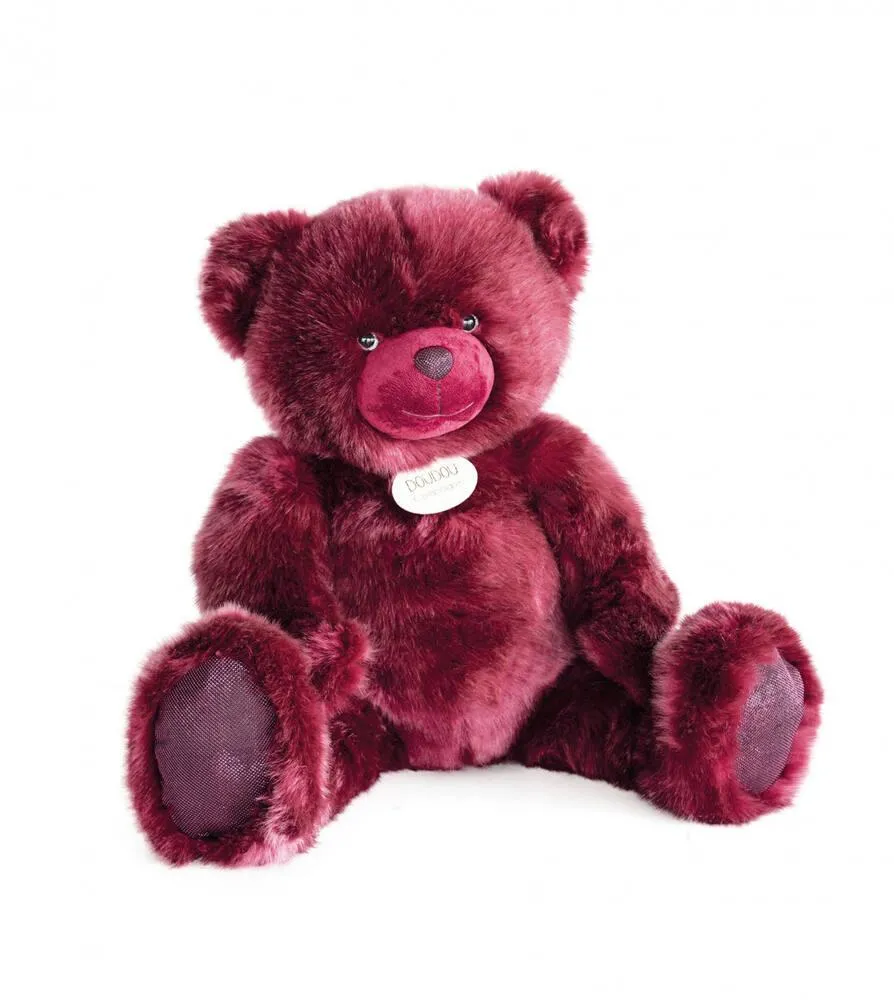 PELUCHE -OURS COLLECTION BOIS DE ROSE 80CM